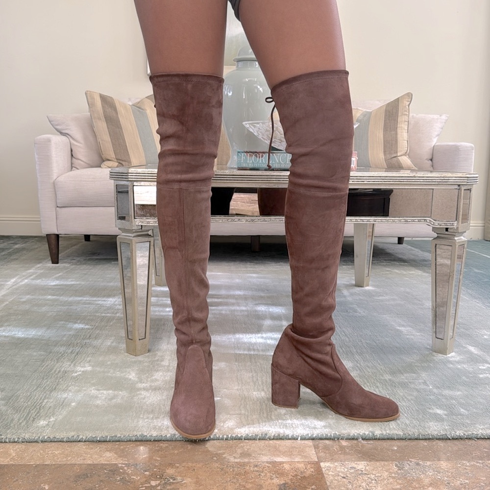 Stuart Weitzmen over-knee boots Suede
